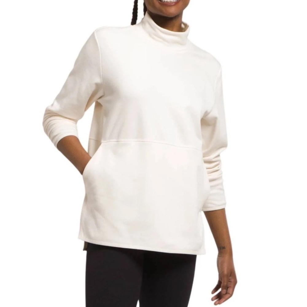 THE NORTH FACE IVORY STRETCH CANYONLANDS PULLOVER TUNIC SIZE XL